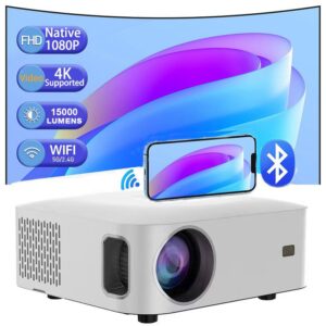 Proyector Flx Led 15000 Lumens C/android Hd 1080