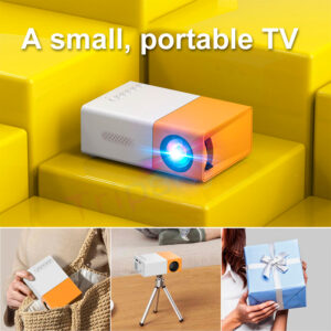 Miniproyector Portátil Usb Yg300 Led 600 Lúmenes