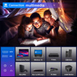 Proyector Flx Led 15000 Lumens C/android Hd 1080 - Imagen 6