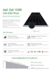Panel solar 575 Watts 144 Celdas - Imagen 2