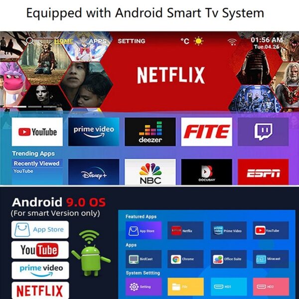 Proyector Flx Led 15000 Lumens C/android Hd 1080 - Image 9