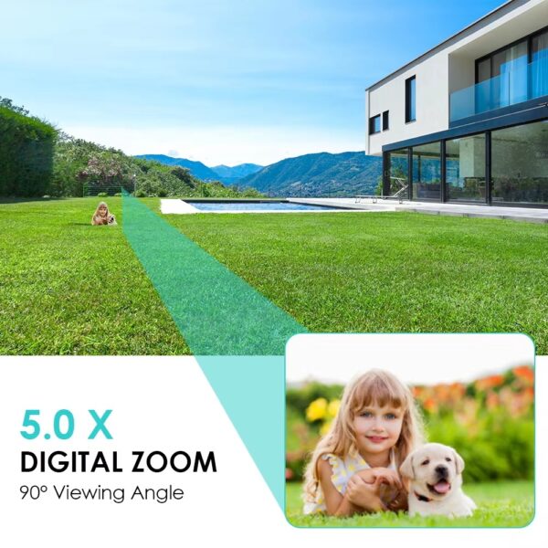 4MP CAMARA DE SEGURIDAD IP LAN WIFI DOMO PTZ360 EXTERIOR 1080P - Image 4