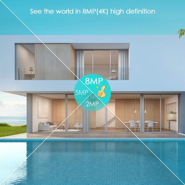 4MP CAMARA DE SEGURIDAD IP LAN WIFI DOMO PTZ360 EXTERIOR 1080P - Image 5