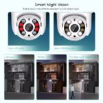 4MP CAMARA DE SEGURIDAD IP LAN WIFI DOMO PTZ360 EXTERIOR 1080P - Imagen 7