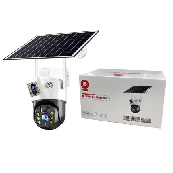 Gsm 4g Camara Wifi Ptz Panel Solar Con Bateria 8mp - Image 2