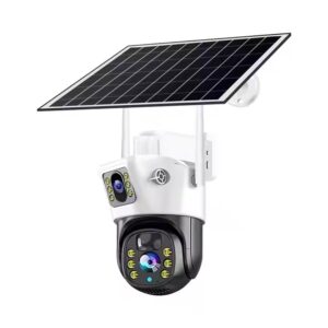 Camara Wifi Ptz Panel Solar Con Bateria 8mp