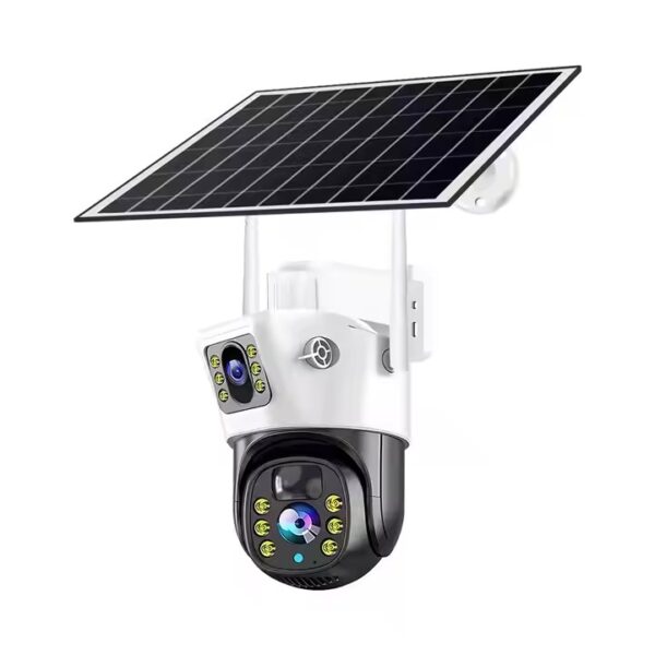 Gsm 4g Camara Wifi Ptz Panel Solar Con Bateria 8mp