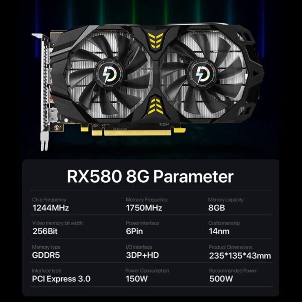 AMD Peladn Rx 580 8GB GDDR5 - Image 9
