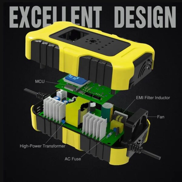 Cargador Inteligente 12v 24v 10a Litio/plomo/gel - Image 3
