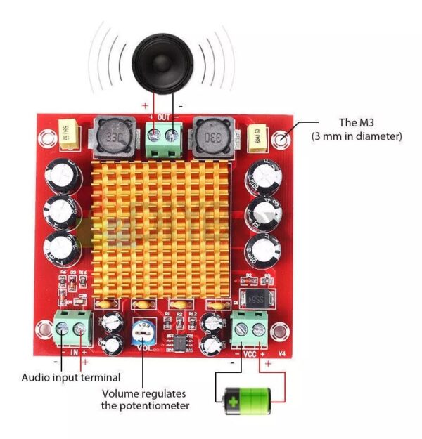 Amplificador De Audio Mono 150w Rms - Image 4