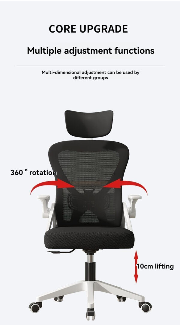Silla FlxConfort iQ Ergonomía Ajustable Negro - Image 9