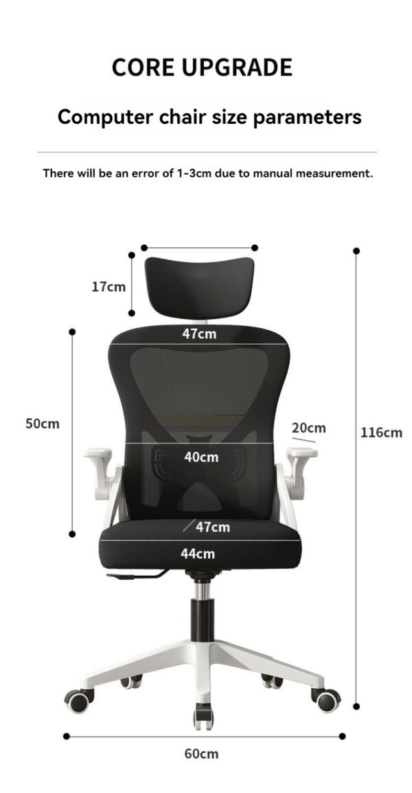 Silla FlxConfort iQ Ergonomía Ajustable Negro - Image 7