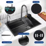 Fregadero A/inox Negro Kit Completo Importador Directo - Imagen 6