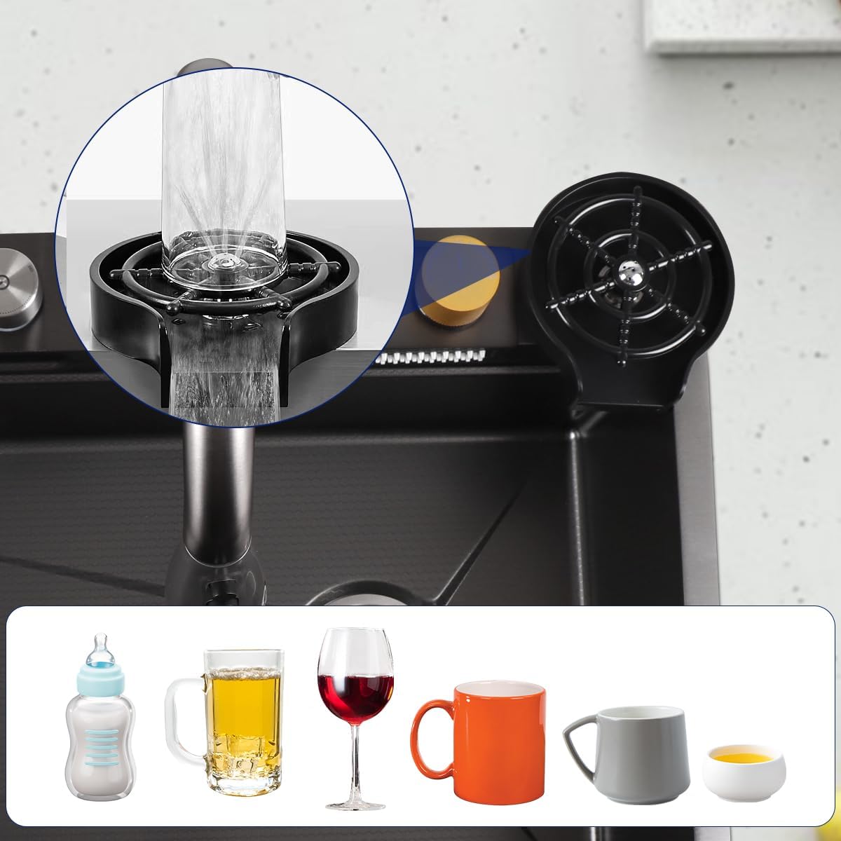 Fregadero A/inox Negro Kit Completo Importador Directo - Image 7