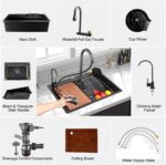 Fregadero A/inox Negro Kit Completo Importador Directo - Imagen 3