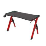 Escritorio Gamer Pc Con Luces Led Rgb Flx Darpa Red 120cm - Imagen 9